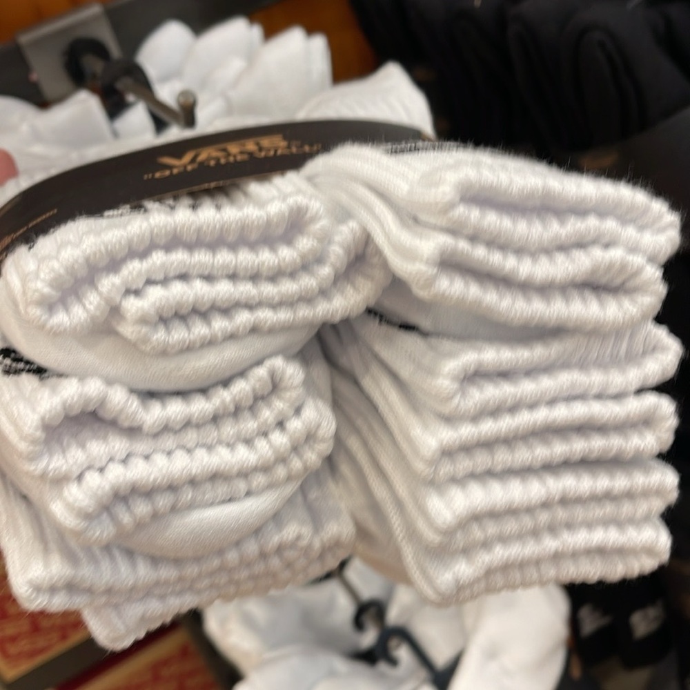 Vans Socks 6 pairs set CREW VANS.
"OFF THE WALL" White/Black 
NWT - Picture 15 of 16